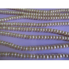 Glass Pearls Discs 3mm x 7mm